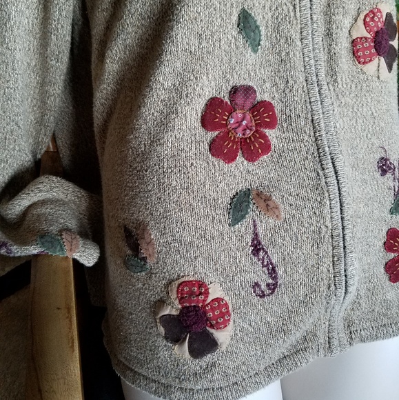 Awesome zip front Crazy Horse sweater - Picture 2 of 8